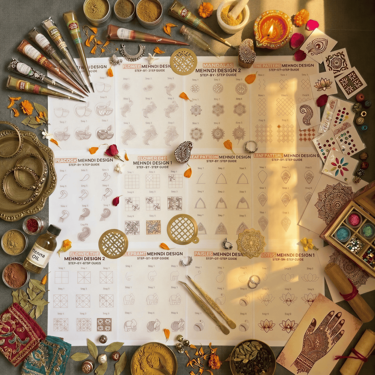The Complete Mehendi Making Guidebook