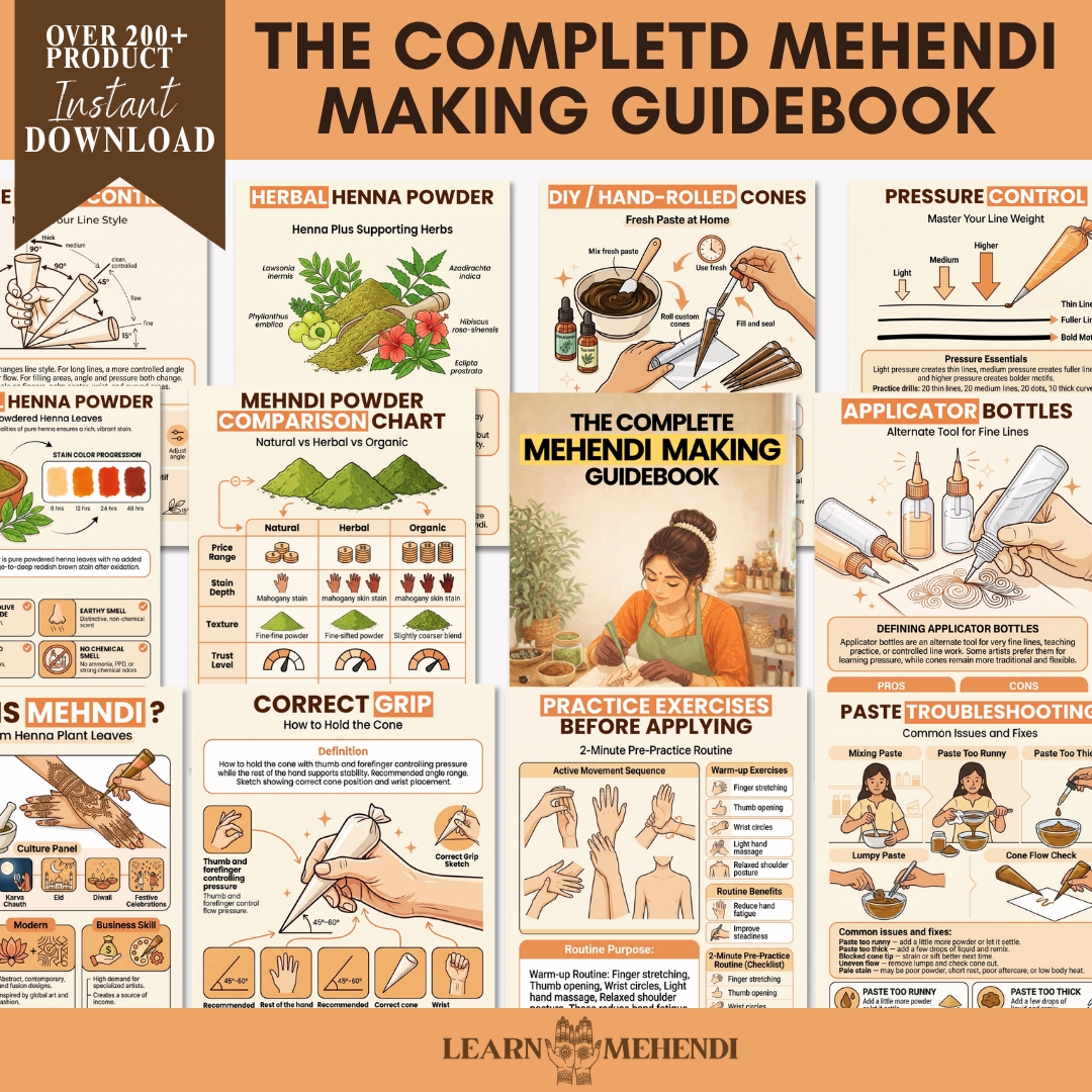 The Complete Mehendi Making Guidebook